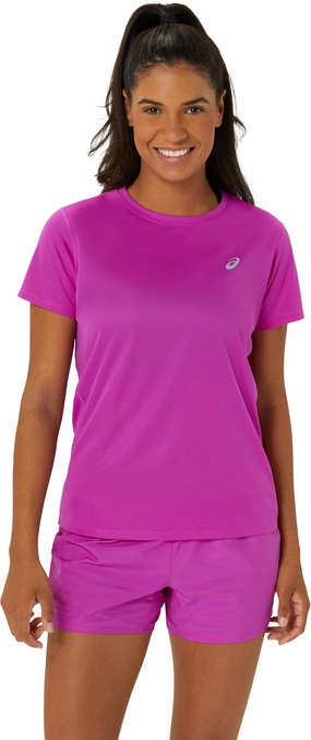 Women's Silver Short Sleeve Top Fashionable styles Comfort meets style
