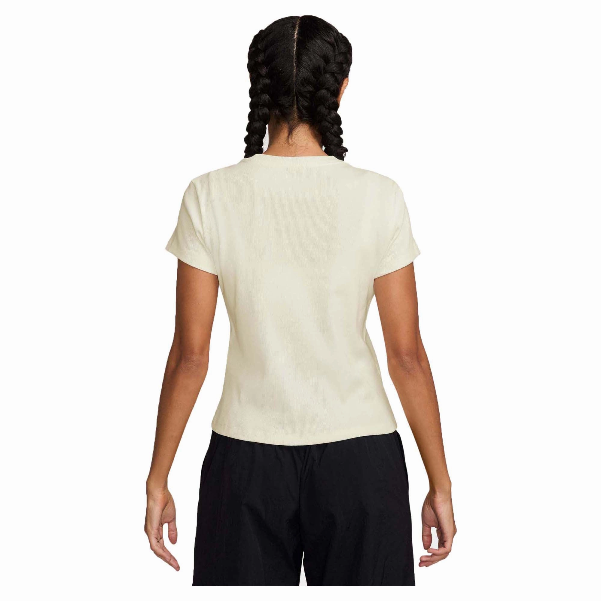 Women's Sportswear Tight Ribbed Short Sleeve T-Shirt Durable fashion