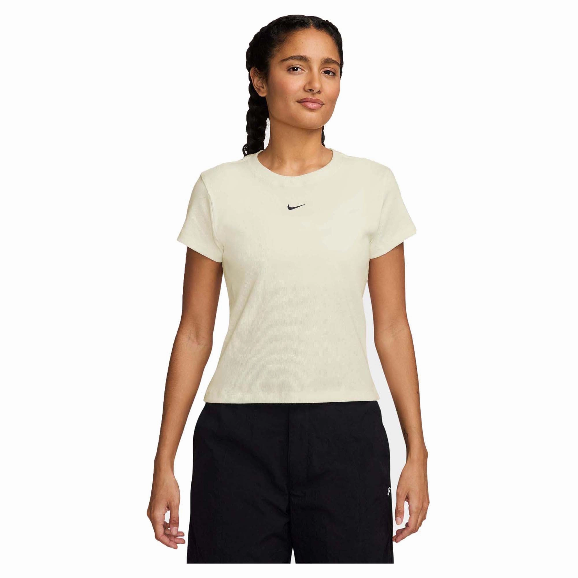 Women's Sportswear Tight Ribbed Short Sleeve T-Shirt Durable fashion Up-to-date
