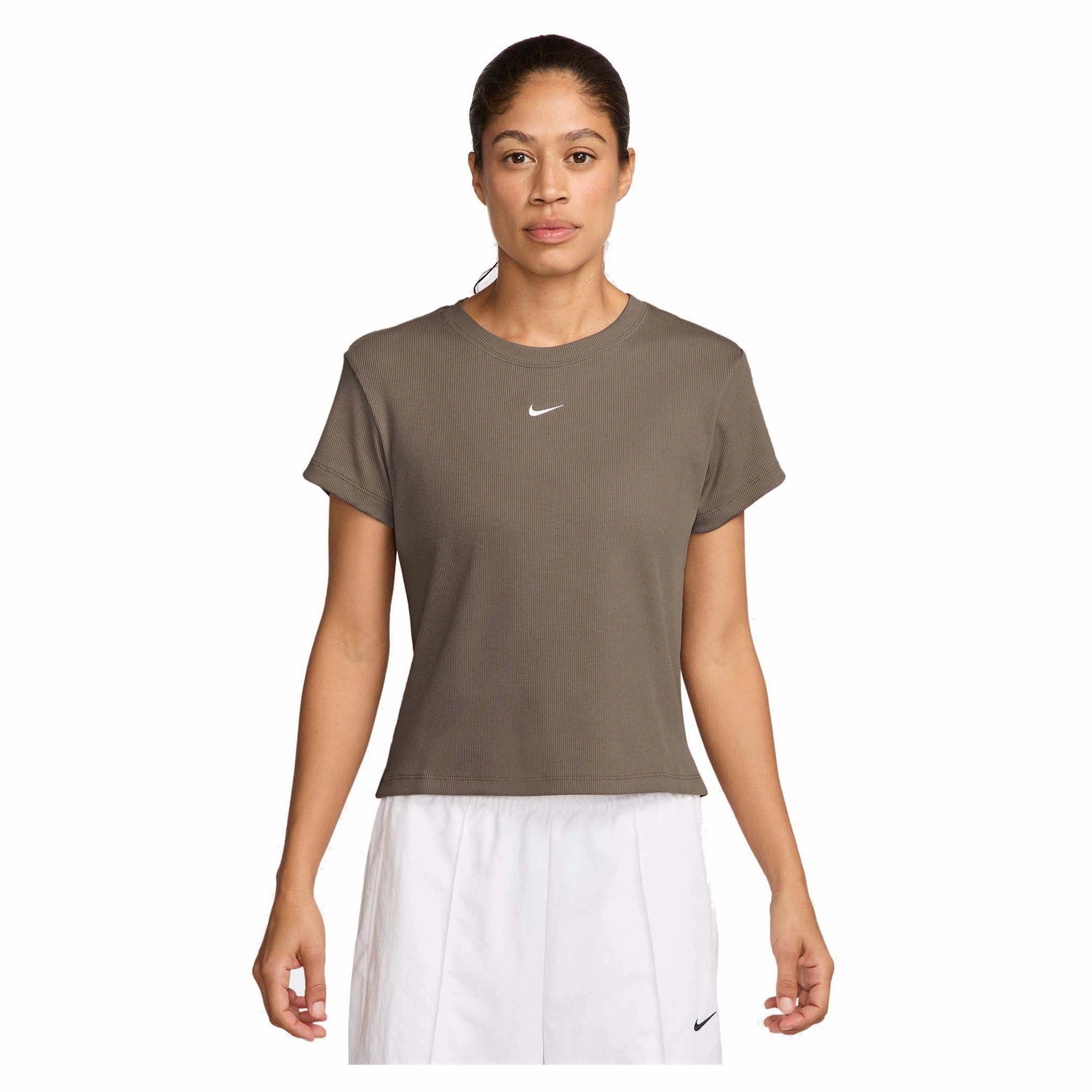 Women's Sportswear Tight Ribbed Short Sleeve T-Shirt Value-driven Durable wear