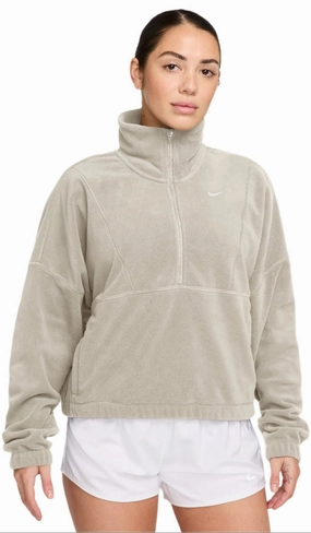 Women's Therma-FIT Oversized 1/2-Zip Fleece Sweatshirt Quality attire Style driven