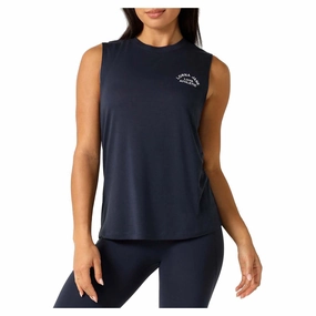 Work-appropriate Women's Lotus Muscle Tank Fashion staple