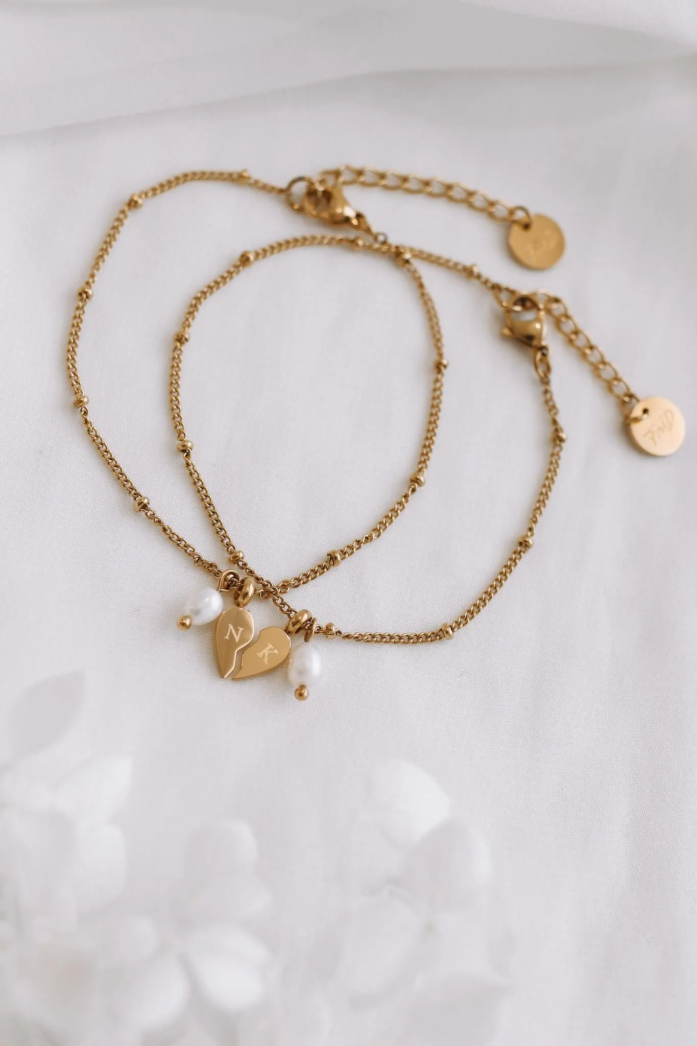Xiomara - Stainless Steel Engraved Best Friend Bracelets